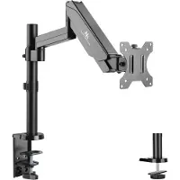 Macleans Monitor Tisch Gasfeder Halterung Single Bildschirm bis 8kg 32" Zoll VESA 75-100 Homeoffice