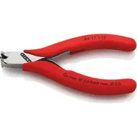 Knipex Elektronikvornschn.L.115m m Form 1 Facette nein spiegelpol.Ku.-Überzug