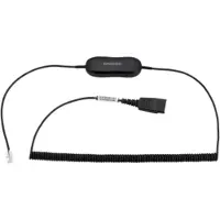 Gn Audio JABRA GN1218 AC Attenuation Headset cable Quick Disconnect plug 2 m for Cisco IP Phone 78XX 88XX BIZ 1500 2300 2400