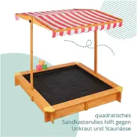 Relaxdays Sandkasten
