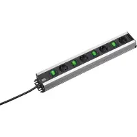 Bachmann Handwerkerleiste 4x Schutzkontakt, 4x Schalter, 2 m
