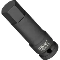 Vigor V7019-H19, Steckschlüsselbuchse, Schwarz, 1 Kopf/Köpfe, 1/2", Metrisch, 19 mm