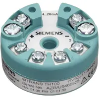 Siemens 7NG3211-0AN00 Temperaturmessumformer SITRANS TH100 fuer PT100 zum Einbau im Anschlusskopf Typ B (DIN43729), Zweileiter- technik 4...20 mA