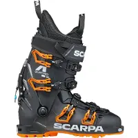 Scarpa - Gripwalk-kompatible Skitouren- und Alpinskischuhe - 4-Quattro SL Black Orange für Herren - Größe 29.5 - schwarz