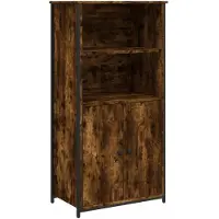 vidaXL Highboard Räuchereiche 62x36x121,5 cm Holzwerkstoff