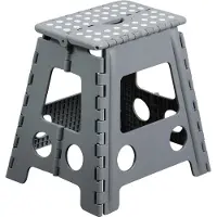 Kesper Klapphocker31x22x39cm hellgrau