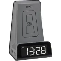 TFA 60.2033.10 ICONcharge Digitalwecker mit Induktions-Ladestation