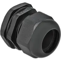 DeLOCK Kabelverschraubung PG29 10 Stück schwarz, Schwarz, Kunststoff, 10 Stück(e), PG29, 2,5 cm, IP68