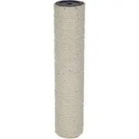 Kerbl Pet Ersatzsäule, Ersatzstamm Katzenkratzbaum, Sisalsäule, 30cm, ø 9cm, beige, Natursisal, mit Gewindestange