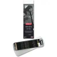 Derwent – Artists – Schwarz & Weiß – 6 Stück – Metalldose