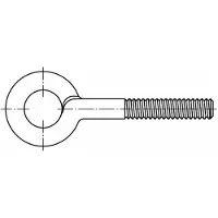 Toolcraft Gewindeösen Typ 48 (Ø x L) 12 mm x 40 mm Edelstahl A2 M8 50 St. 1069947
