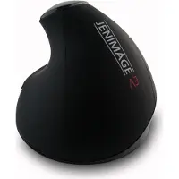 Jenimage - Vertikale Maus - ergonomisch - Für Linkshänder - 6 Tasten - kabelgebunden