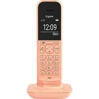Gigaset CL390HX - Schnurloses Telefon / VoIP-Telefon mit Rufnummernanzeige - ECO DECT\GAP\CAT-iq - dreiweg Anruffunktion - Cantaloupe