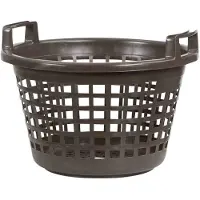 Lockweiler 496-28 Kunststoff Kartoffelkorb Tragkraft bis 28 kg schwere Qualität, braun