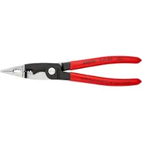 Knipex Elek.-Installationszange L.200mm schwarz atram.Kopf pol.Griff KU.überz SBKnipex