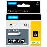 Dymo 1734524 (S0773840) - (24 mm x 24 mm) - Schwarz auf weiß - Tape