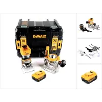 DeWalt DCW 604 NT Akku Kombifräse 18V 55mm + 1x Akku 4,0 Ah in TSTAK - ohne Ladegerät