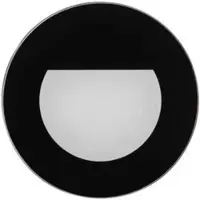 Brumberg Wall Kit68 Einbaulampe flach rund schwarz