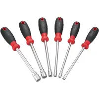 Vigor V4199, Schwarz, Rot, 6 Stück(e), 6,7,8,10,12,13 mm