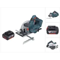 Bosch GKS 18V-57-2 Professional Akku Handkreissäge 18 V 165 mm Brushless + 1x Akku 4,0 Ah - ohne Ladegerät