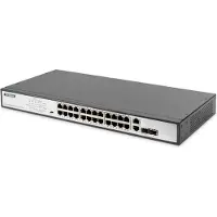 Digitus DN-95343, Unmanaged, Fast Ethernet (10/100), Power over Ethernet (PoE), Rack-Einbau, 1U