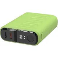 RealPower PB-10000C PD+, 10000 mAh, Hellgrün