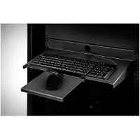 Renkforce RF-3429160 19 Zoll Netzwerkschrank-Geräteboden 1 HE Geeignet für Schranktiefe: ab 300 mm Schwarz