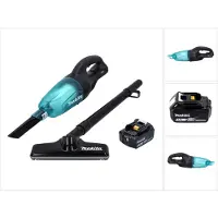 Makita DCL 180 F1 B Akku Staubsauger 18 V Schwarz + 1x Akku 3,0 Ah - ohne Ladegerät