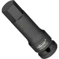 Vigor V7019-H17, Steckschlüsselbuchse, Schwarz, 1 Kopf/Köpfe, 1/2", Metrisch, 17 mm