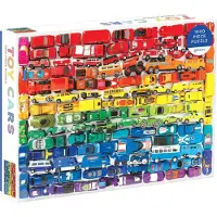 Sonstige Verlage 60150 - Rainbow Toy Cars - Puzzle, 1000 Teile