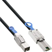 Intos externes Mini SAS HD Kabel, SFF-8644 zu SFF-8088, 6Gb/s, 1m