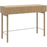 Selsey Nolie - Schminktisch mit 2 Schubladen, Eichenholzoptik, 110 cm