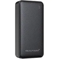 RealPower PB-20000 SSB,20.000mAh,Feststoffbatterie,schwarz
