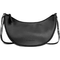 Bugatti Umhängetasche Schultertasche Mare 3.0 Moon Bag Black schwarz