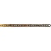 Rumold 323705 Lineal Rustfrit stål Sølv 50 cm