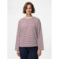 Pieces Langarmshirt "PCSADIE LS TOP JRS NOOS" Baumwollmischung, oversize