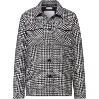 Street One Check Bouclé Jkt Black 40
