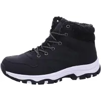Bonprix Winterboots "Aileen", Damen, Gr. 41, gefüttert, schwarz, Synthetik, Schuhe Winterboots, Winterschuhe, Winterstiefel, Snowboots, gefüttert, wasserdicht, Topseller