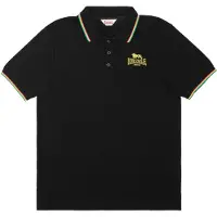 Lonsdale Herren Poloshirt normale Passform SOUNDS FOUR Black/Rainbow XXL