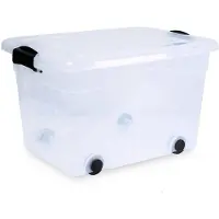 Siena Home Aufbewahrungsbox 20 l mit Rollen