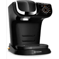 Bosch My Way 2, Pad-Kaffeemaschine, 1,3 l, Kaffeekapsel, Schwarz, Chrom