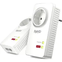 AVM Powerline 1220 Set, 1200 Mbit/s, Typ F, Gigabit Ethernet, 10,100,1000 Mbit/s, 3 W, 1 W