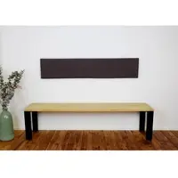 Lycce XXL Wandkissen / Wandpolster, Kunstlederbezug, Breite 1,5m