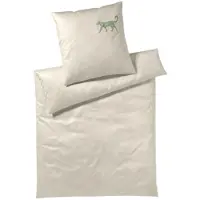 Elegante Mako Satin Bettwäsche Traveller 155x220 cm + 80x80 cm | sand - beige