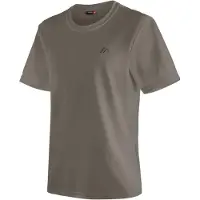 Maier Sports T-Shirt "Walter", Herren, Gr. 8XL, braun (schlamm), 100% Polyester, Rundhals, Shirts T-Shirt, Herren Kurzarmshirt, leichtes Sommer Funktionsshirt, Rundhals, Reg Fit