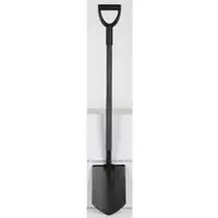 BURI Grüner Jan Ergonomic Spitzspaten 121cm Schaufel Garten Beete Gärtner Metallstiel