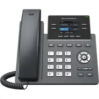 Grandstream Networks GRP2612P, IP-Telefon, Schwarz, Kabelgebundenes Mobilteil, Im Band, Außerhalb des Bandes, SIP-Info, Supervisor, Benutzer, 2 Zeilen