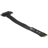 DeLOCK M.2 Key M zu U.2 SFF-8639 NVMe Adapter gewinkelt mit 20 cm Kabel