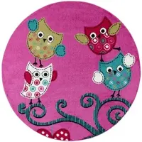 KADIMA DESIGN Kinderteppich Waschbar Eule TASNA Strapazierfähig OEKO-TEX | Gr.: 120 x 170 cm