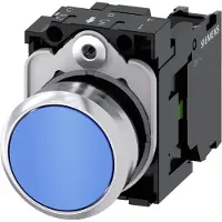 Siemens Pushbutton 22mm blue 1NO